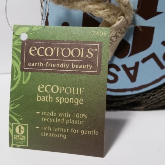 3) Ecotools Ecopouf Bath Sponge Loofah Dark - Picture 5 of 7